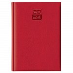 Agenda A5, datata, 352 pagini, hartie ivory, Dakota, rosie