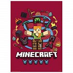 Set 2 Chibi Posters Minecraft, Core Minecraft, 52 x 38 cm