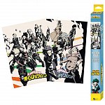 Set 2 Chibi Posters My Hero Academia, Heroes-Villains, 52 x 38 cm