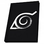 Set cadou Naruto Shippuden, 3 piese - pahar, insigna si caiet A6, 160p, dictando