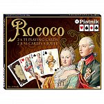 Set carti de joc de lux 2 x 55, Rococo - Piatnik