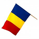 Drapel Romania, 60 x 40 cm cu bat