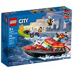 Lego City - Barca de salvare a pompierilor 60373