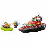 Lego City - Barca de salvare a pompierilor 60373