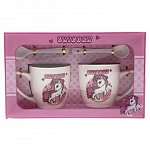 Set 2 cani cu lingurite, unicorni