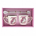 Set 2 cani cu lingurite, unicorni