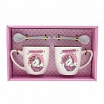 Set 2 cani cu lingurite, unicorni