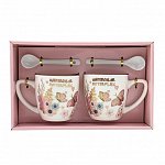 Set 2 cani cu lingurite, Fluturi