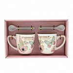 Set 2 cani cu lingurite, Fluturi