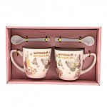 Set 2 cani cu lingurite, Fluturi