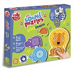 Puzzle cu sunete - Animale Zoo