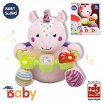 Jucarie interactiva bebe cu activitati si lumini, 20 cm - Unicorn