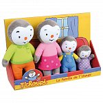 Set 4 Plusuri Jemini, Familia De Pinguini Tchoupi