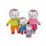 Set 4 Plusuri Jemini, Familia De Pinguini Tchoupi