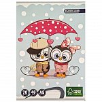 Caiet A5, 48 file, 70 g-mp, dictando, Paperland Premium, diverse modele