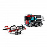 LEGO Creator - Camioneta cu platforma si elicopter 31146