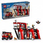 LEGO City - Statie si camion de pompieri 60414