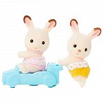 Figurine Sylvanian Families, Gemeni Iepurasi Chocolate