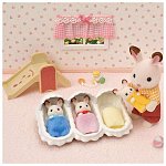 Figurine Sylvanian Families, Set De Ingrijire A Iepurasilor Tripleti