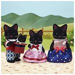 Figurine Sylvanian Families, Familia Pisicutelor Negre