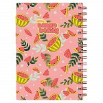 Caiet cu spira 15 x 20 cm, Bangoberry, 200 file, coperta PP, Porcusorul Piggy