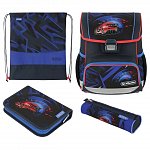 Ghiozdan echipat Herlitz Loop Plus, 37 x 31 x 22 cm, High Speed