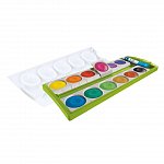 Acuarele Pelikan K12, detasabile, 12 culori, 1 tub alb, verde