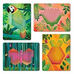 Joc educativ mozaic cu forme trapezoidale, Natura, 4 ani plus, Svoora