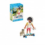 Playmobil myLife - Baiat cu animal de companie, 4-10 ani