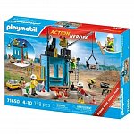 Playmobil Action Heroes - Santier de constructii, Promo Pack, 4-10 ani