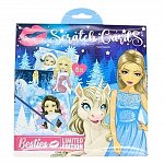 Set creativ de colorat si razuit Besties, 19 x 19 cm, 6 file, Grafix