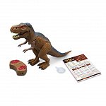 Dinozaur RC T-Rex, 31 cm, IR, lumini si sunete, Buki France