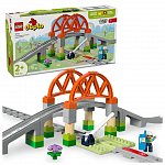 LEGO DUPLO - Set de extindere Pod cu sine de cale ferata 10426