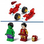 LEGO Marvel Super Heroes - Iron Man cu motocicleta si Hulk 76287
