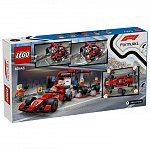 LEGO City - Boxa si mecanici F1 cu masina Ferrari 60443