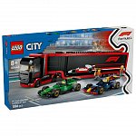 LEGO City - Camion F1 cu masinile F1 RB20 si AMR24 60445