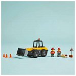 LEGO City - Incarcator pe roti galben pentru constructii 60450