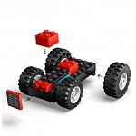 LEGO City - Tractor de ferma rosu cu remorca si oi 60461