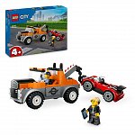 LEGO City - Camioneta de tractare si masina sport 60435