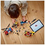 LEGO City - Elicopter, camion de pompieri si submarin remixate 60462