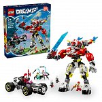 LEGO DREAMZzz - Robotul tigru al lui Cooper si masina hot rod a lui Zero 71497