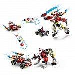 LEGO DREAMZzz - Robotul tigru al lui Cooper si masina hot rod a lui Zero 71497