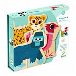 Joc magnetic Mixanimo animale, 2 ani, Djeco
