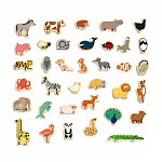 Joc magnetic Magnimo animale din lume, 2 ani, Djeco