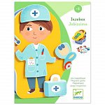 Joc magnetic imbracare Jobissimo, 3 ani, Djeco