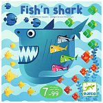 Joc de societate Fish'n shark, 7-99 ani, Djeco