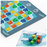Joc de societate Fish'n shark, 7-99 ani, Djeco