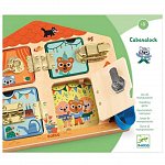 Joc educativ incuietori Cabanalock, 3 ani, Djeco