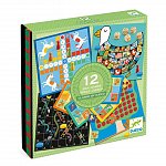 Joc de societate Classic 12 in 1, 4 ani, Djeco