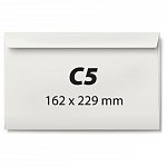 Plic C5, alb, siliconic, 80g-mp, 25-set
